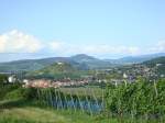 Blick auf Staufen im Markgrflerland,  Juli 2009