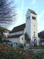 Sulzburg / Markgräflerland,  St.Cyriakus, frühromanische Kirche von 993,  eine der ältesten Kirchen in Südbaden,  Nov.2009