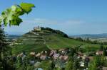 Staufen, Blick zur Burgruine, Sept.2012