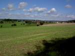 Aussicht auf Hailtingen in Oberschwaben im Landkreis Biberach (17.08.2014)