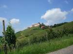 Schloss Staufenberg und die Weinberge des Markgrafen von Baden in der Naehe von Offenburg/Baden  Juni 2008