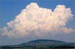 Ein Wolkengebirge über dem Korber Kopf.