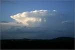 Bild 3 20:38 Uhr: Entwicklung einer Wolke bei Waiblingen.