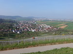 Aussicht auf Winnenden am westlichen Rande des Schwäbischen Waldes im Rems Murr Kreis (10.04.2016)