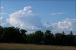 Wolkenbilder des Tiefs 'Bernd' -    Quellwolken, aufgenommen bei Kernen-Rommelshausen.