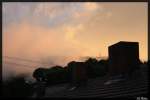 Ein Sonnenuntergang mit Wolken in Heidelberg/Ziegelhausen in Blickrichtung Knigstuhl. 11.09.2011

