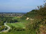 Blick von der Erentrudiskapelle zum terrassenfrmigen Sdhang des Tuniberges, Sept.2013