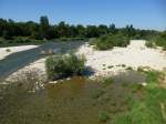 Isteiner Schwellen, die Stromschnellen im Altrhein bei Kilometer 177, Juli 2015