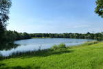 Blick über den Birkenwaldsee in der Rheinebene bei Rheinhausen, Juni 2018