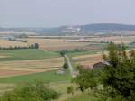 Hrtsfeld mit Kloster Neresheim, Schwbische Alb (26.07.2012)