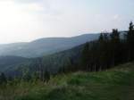 Eine Berglandschaft im Schwarzwald auf 1000 Meter.