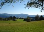 Schwarzwald bei St.Peter,  Blick zur Lindenbergkapelle,  Aug.2006