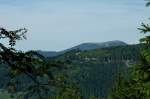 Blick vom Hasenhorn zum 1414m hohen Belchen im Sdschwarzwald, Aug.2012