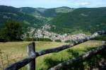 Blick vom Hasenhorn auf Todtnau im Sdschwarzwald, Aug.2012