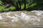 Dreisam Hochwasser in Freiburg am 03.06.2013