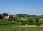 Blick auf Freiamt, eine aus mehreren Ortschaften bestehende Gemeinde bei Emmendingen, Aug.2013