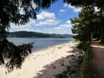 Schluchsee/Schwarzwald, ein ca.18Km langer Weg fhrt um den hchstgelegenen Stausee Deutschlands, Juni 2014