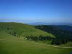 Feldberg, Blick Richtung Norden, mit dem 1245m hohen Kandel, Juli 2015