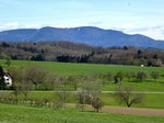 Blick von Freiamt zum Kandelmassiv im mittleren Schwarzwald, April 2014