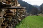 Schwarzwälder Holz -    In der Nähe von Triberg im Schwarzwald.