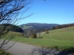 Bei St.Peter/Schwarzwald, Blick auf den Kandel 1241m hoch,  Nov.2007