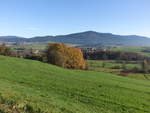 Aussicht auf den Bayrischen Wald bei Sackenried (05.11.2017)