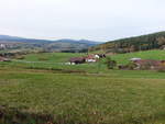 Talbecken am Fuß des Pfahl-Höhenzuges bei Viechtach (04.11.2017)