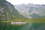 Unterwegs auf dem Königssee im Berchtesgadener Land. Aufnahme: Juli 2008.