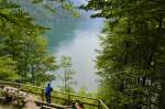 Malerwinkel am Königssee im Berchtesgadener Land. Aufnahme: Juli 2008.