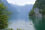 Königssee im Berchtesgadener Land vom Malerwinkel aus gesehen.