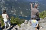 Berchtesgadener Land - Blick über den Königssee vom Aussichtspunkt Jenner.