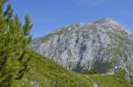 An der Jenner Bergstation im Berchtesgadener Land. Aufnahme. Juli 2008.