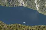 Königssee von oben gesehen.