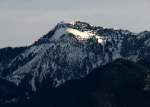 Ausblick in die Alpen von Prien am Chiemsee,03.01.2014