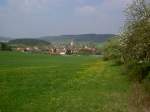 Aussicht auf Kirchrimbach, Mittelfranken (13.04.2014)