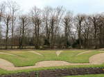 15. März 2017, Teil des Hofgarten von Ansbach nahe der Orangerie an der Promenade.