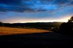 Ein schner Sonnenuntergang im Bayerischen Wald am 15.08.2010.