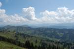 Bergpanorama vom Hochgrat aus (II) am 18.8.2009...