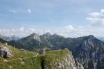 Die Tre zu den Alpen... Aufgenommen am 19.8.2009 am Aggenstein. 