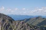 Alpenpanorama von der Rhonenspitze aus gesehen (V): Blick auf die Nagelfluhkette ...