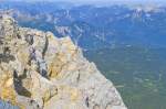 Blick von Zugspitze in nord-westlicher Richtung.