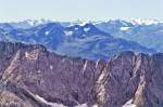 Blick von Zugspitze in südöstlicher Richtung.