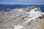 Schneeferner auf dem Zugspitzemassiv.