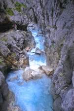 Höllentalklamm südlich von Garmisch-Partenkirchen.