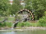 Frnkisches Wasserschpfrad im Kurpark Bad Staffelstein; 11.05.2012 
