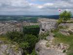 Blick nach Nordwesten vom Staffelberg (540 m) dem Hausberg von Bad Staffelstein; 12.05.2012  