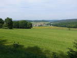 Ausblick auf Poppendorf im Ahorntal im Naturpark Fränkische Schweiz, Kreis Bayreuth (19.05.2018)