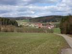 Aussicht auf Kirchenreinbach im Veldensteiner Forst (05.04.2015)