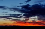 Eine grandiose Sonnenuntergangsstimmung gab es am 23.05.2014 über dem Oberpfälzer Wald.