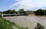 Die Main-Schleuse von Schweinfurt am 4.Juni 2013.